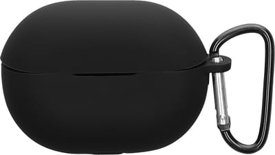 kwmobile cover voor oordopjes case - geschikt voor Huawei Freebuds Pro 4 - Trendy beschermhoes draadloze oordopjes in zwart
