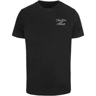 Mister Tee - Los Angeles City Angeles Heren Tshirt - S - Zwart
