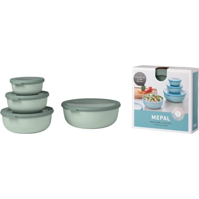 Mepal - Multikom Cirqula vershouddoos set - 350 + 750 + 1250 + 2250 ml - Rond - Nordic sage