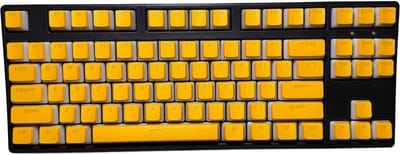 Geel Pudding Keycaps Set - OEM - PBT - Double Shot - 110 Keys