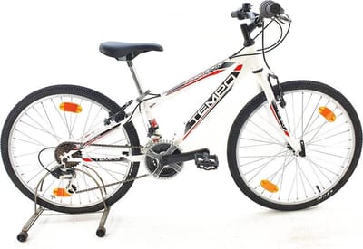 Sprint Probike Tempo - Jongensfiets 24 inch - Mountainbike - 18 Versnellingen Shimano - Wit/Blauw - Framemaat: 28 cm - BK19PB0010 R4