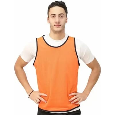 Trainingsvest Omkeerbaar Unisex Naranja/Black JUNIOR