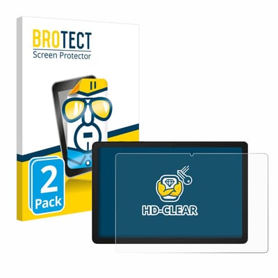 BROTECT - Screenprotector voor Samsung Galaxy Tab A9 Plus / A11 Plus WiFi / 5G - Folie Beschermfolie transparant 2 Stuks