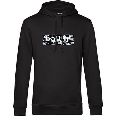 Heren Hoodies met Ballin Est. 2013 Camo Block Hoodie Print - Zwart - Maat XXL