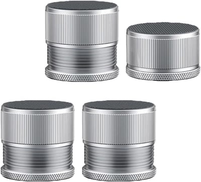 Wasmachine Stabilisatoren - Trillingsdempers - Apparaten Stabiliseren - Versterkte Antislip Basis - 4 Stuks - Zilver