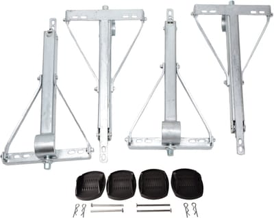 Set van 4 Type Winterhoff uitdraaisteunen en stabilisatievoeten