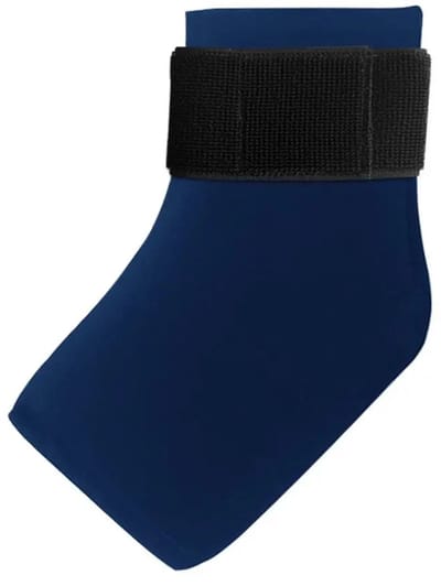 Herbruikbare Warm- en Koudetherapie Enkel- en Voetbrace – Gel Ice Pack Wrap voor Enkelpijn, Artritis en Blessureherstel – Enkelbrace met Koelpack voor Heren – Ijspack Enkel Voet Pijn Verlichting - Marineblauw - Maat L