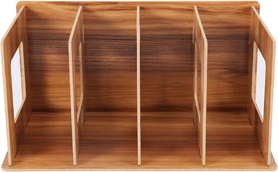 1 stuk - Bureaubladopbergrek - Eenvoudige houten boekenplank - DIY creatief CD-rek - Boekopbergrek - Multifunctioneel bureauopbergrek geschikt voor thuiskantoor