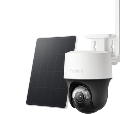 Reolink 4MP Go-Serie Accubeveiligingscamera - Tot 512GB - Zonne-Aangedreven - ColorX-Nachtzicht - Ingebouwde SIM-Kaart - Slimme Detectie - Reolink Go PT S Lite + Zonnepaneel