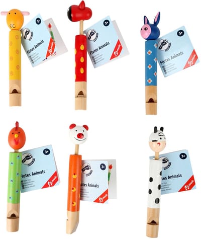 Small Foot - Animal Whistle Set of 6