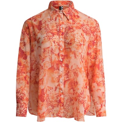 Bloes met lange mouwen bloemen dame Mat Fashion