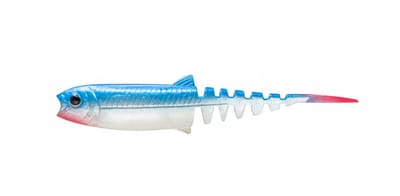 Savage Gear Cannibal Minnow Blue Pearl 8cm rubberen kunstaas