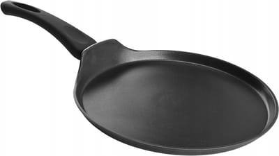 Pannenkoekenpan - Koekenpan - Lekkere Pannenkoeken Bakken - Antiaanbaklaag - 26 cm - Zwart