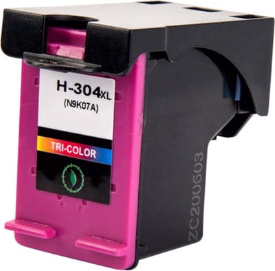 Inktcartridge Geschikt voor HP 304XL Color (N9K07AE / N9K08AE) Geschikt voor HP DeskJet 2620, 2630, 2632, 3720, 3762, Envy 5010, 5020, 5032