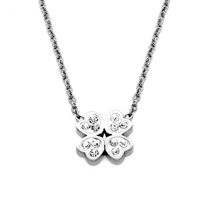 Montebello Ketting Aeren - 316L Staal - Klaver - ø10mm - 46+8cm