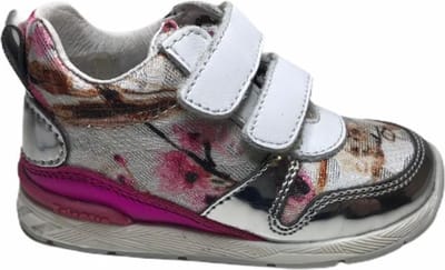 falcotto meisje velcro sneakers daisy fuxia wit mt 21
