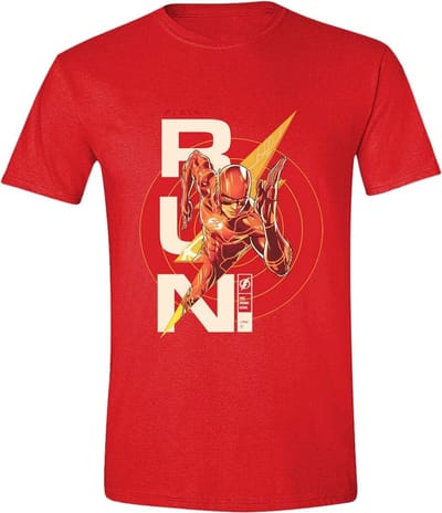 PCMerch The Flash - Run Heren Tshirt - M - Rood