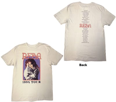 Reba McEntire - 1994 Tour Heren T-shirt - L - Creme