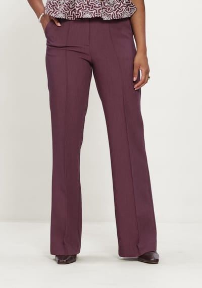 AAIKO Chantalle R Pes 345 Broeken Dames - Bordeaux - Maat XXL
