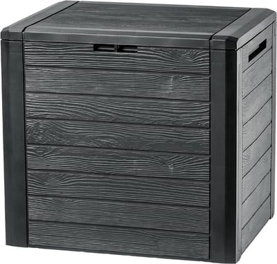 Quvo® Tuinkast Kunststof - Tuinkast - Tuinkist - Grijs - 59cm x 46cm x 55cm