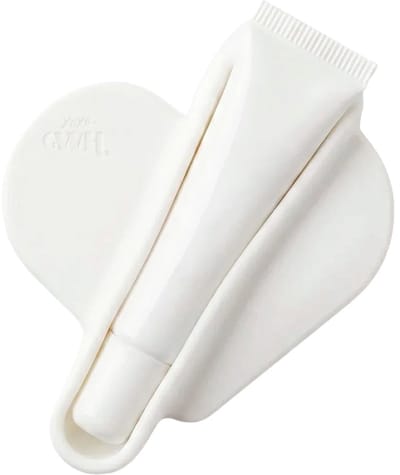 xoxo Wildhearts Lipgloss houder - Wit - Zuignap telefoonhoes telefoonsticker - Lipstick holder - lippenstift houder telefoon met zuignappen - siliconen - Hart vormig - Wit