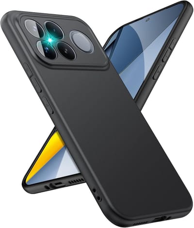 Zwart TPU Hoesje Geschikt voor Xiaomi Poco F8 Ultra - Back Cover Case - Lichtgewicht - Ultra Dun - Flexibel - Zacht