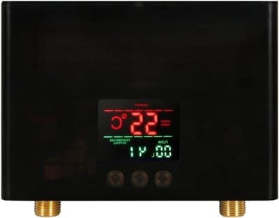 Elektrische Doorstroomboiler - Mini Boiler - Direct Warm Water - Constante Temperatuur - 3000W - Zwart