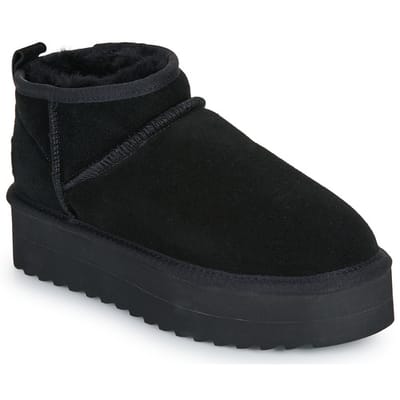 Colors Of California Platform Sheepskin Suede Boots - Fashion Wear - Vrouwen