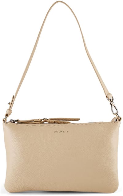 Coccinelle C-Easy Clutch Leder 25 cm - Dames - sandshell