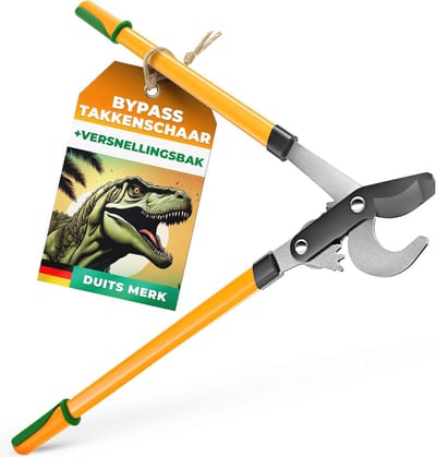 Takkenschaar met Bypass Snijmechanisme en 2-Snelheden - Voor Droog Hout en Heggen