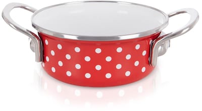 Kookpan Geëmailleerde TECKA 14 cm, 650 ml - Kookpot - Soeppan