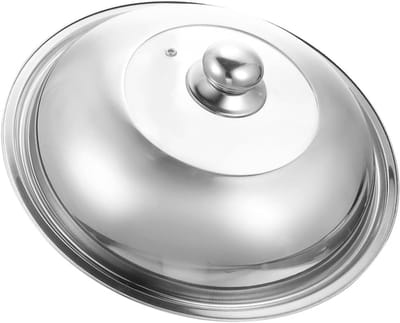 Vervangend Deksel - Glazen Deksel - Koken en Bakken - Vaatwasmachinebestendig - 32 cm - Zilver