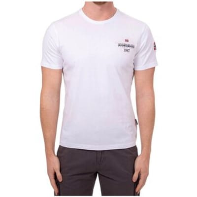 T-shirt Korte Mouw Napapijri T-shirts-Mannen
