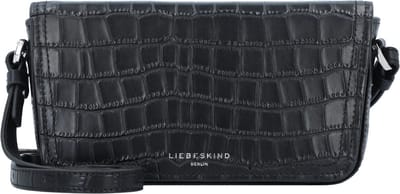 LIEBESKIND BERLIN Schoudertas Chudy New Croco Crossbody Bag Black Zwart