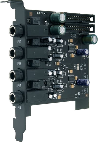 RME AI4S-192 AIO 4 ingangen voor HDSP 9632 - PCIe-Geluidskaart
