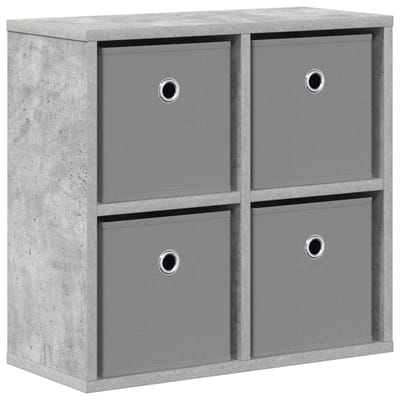 vidaXL - Dressoir - Beton - Grijs - 49,5 - x - 22 - x - 47 - cm