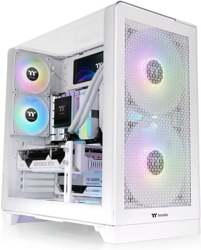 Thermaltake View 390 Air Mid - PC Case - Behuizing - Gehard Glas - 2x120mm PWM Ventilator - Wit