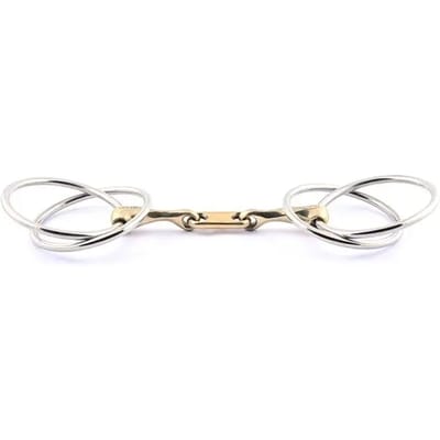Mors 3 of 4 ringen voor paard gedraaid met schijf Jump'In