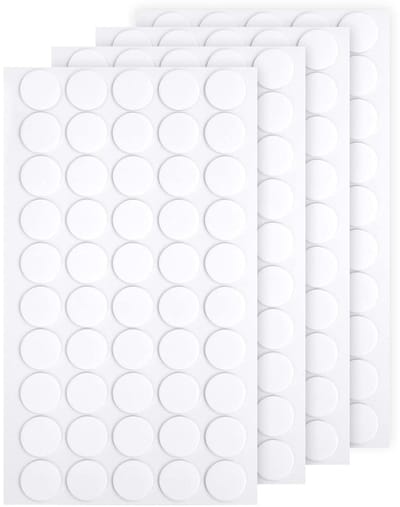 Dubbelzijdige Transparante Stopverf 200 Stuks - Dubbelzijdige Kleverige Pads 15 mm Tape - Dubbelzijdige Zelfklevende Stippen voor Foto's en Posters