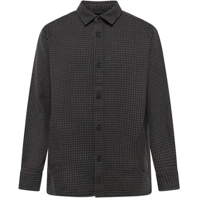 Overhemd KnowledgeCotton Apparel Houndtooth Loose