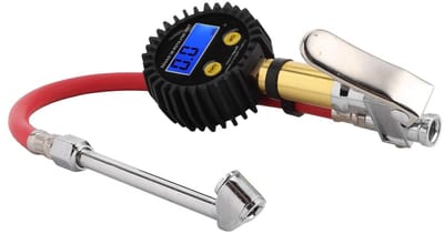 Tire Pressure Meter en Luchtpomp voor Auto en Motor met Digitale Drukmeter tot 200 PSI, Universele Banden en Accessoires