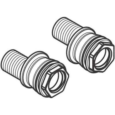 Hansgrohe S-koppelingen t.b.v. Ecostat Select douche/badkraan per paar