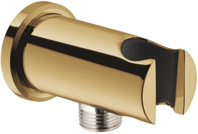 GROHE Rainshower Wandaansluitbocht - 1/2" - met houder - ronde rozet - cool sunrise