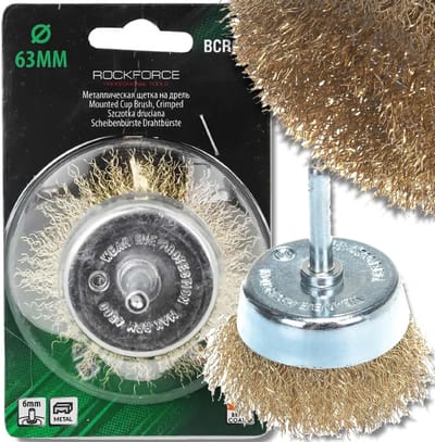 Rockforce - Mosiënne Draadborstel - 63mm - Misvormd - 4500 min-1