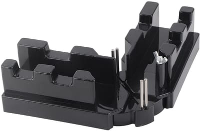 Dailygoods- Hoekenklem met Geïntegreerde Gradenboog - Verstekhoeken - Snijgereedschap - Nauwkeurig Zagen - ABS Materiaal - 31x8.5x6.5cm - Verstekmeetinstrument