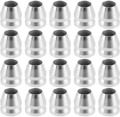Dailygoods- Handvat Wiggen 20 Stuks - Veiligheid - Geschikt Voor Hamer/Bijl - Metaal - Totale Lengte 9,6 mm - Breedte 8 mm - Gatdiameter 5 mm