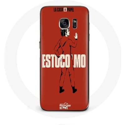 Samsung Galaxy S7 hoesje La Casa De Papel Estocolmo tekening