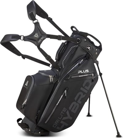 Big Max Dri Lite Hybrid Plus - Waterwerende Golftas - Standbag - Zwart