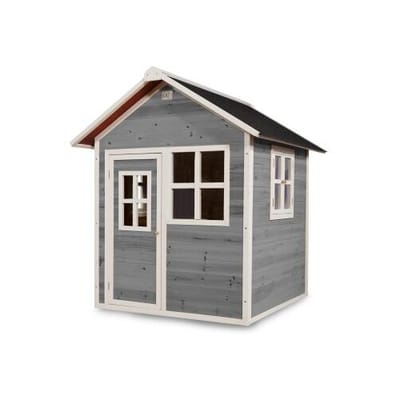 EXIT Loft 100 Houten Speelhuis - Speelhuisje voor Buiten - FSC Hout - Kinderen - Grijs