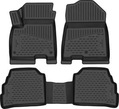 Walser Rubberen Voetmatten XTR geschikt voor Kia Niro I 09/2016-08/2022